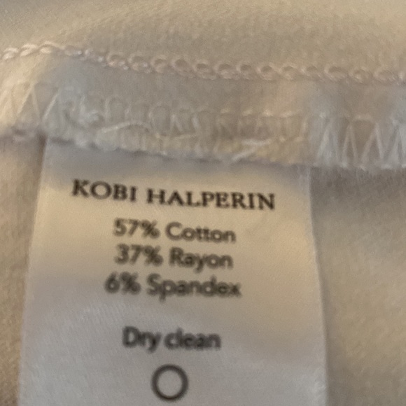 Kobi Halperin from Bloomies stunning white cotton blended luxury stretchy pants - Picture 12 of 12